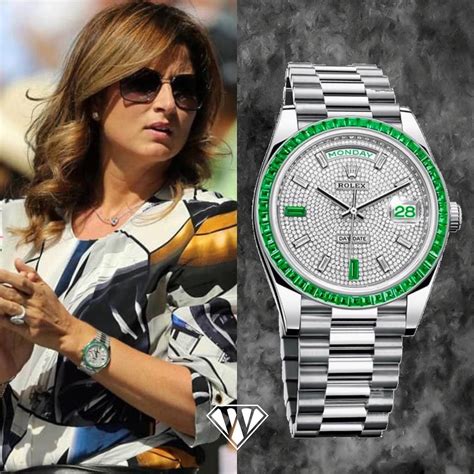 federer wife rolex|emerald and diamond rolex.